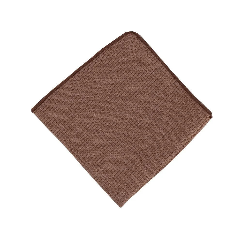 Solid Color Black & White Pocket Square Cotton Handkerchief