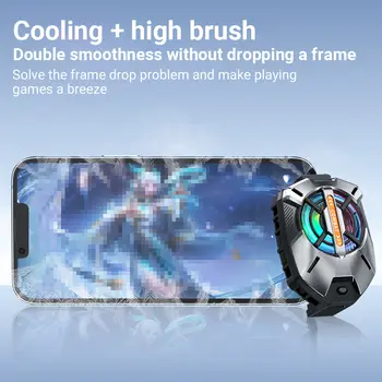 Chladič mobilního telefonu Gopala Black Shark Fun Cooler pro mobilní telefon s průměrem 2,63-3,46 palce, chladič polovodičů pro iOS/Android 10 nejlepší prodej mobilní chladič - №3
