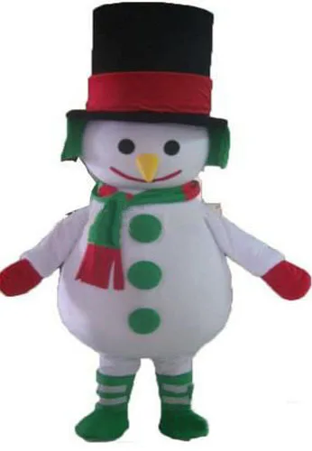 

2026 New Adult Hot Sale Foam Cute Snowman Cartoon Mascot Costume Plush Christmas Dress Halloween Mascot Costume