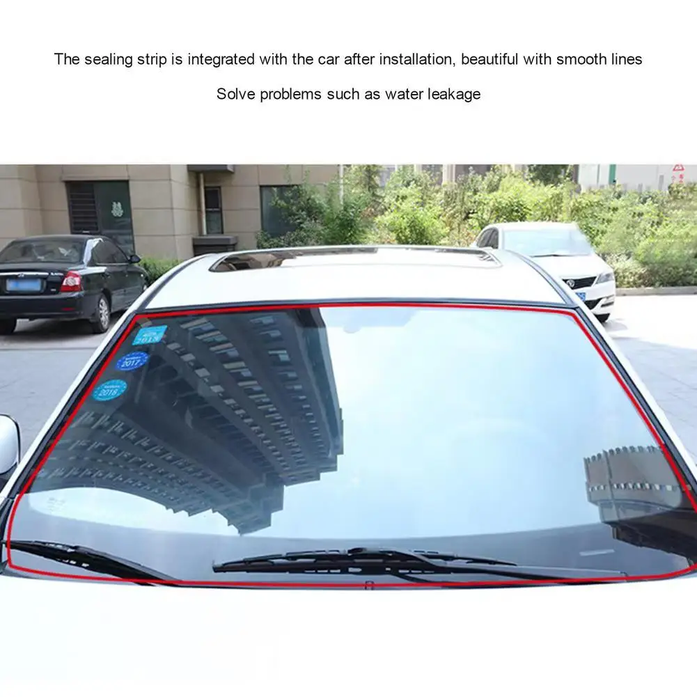 Auto-Dichtungsstreifen Gummi-Dichtungsband für Autodach Windschutzscheibe Auto-Dichtungsschutzstreifen Fensterdichtungen Schallisolierung – Detail 7