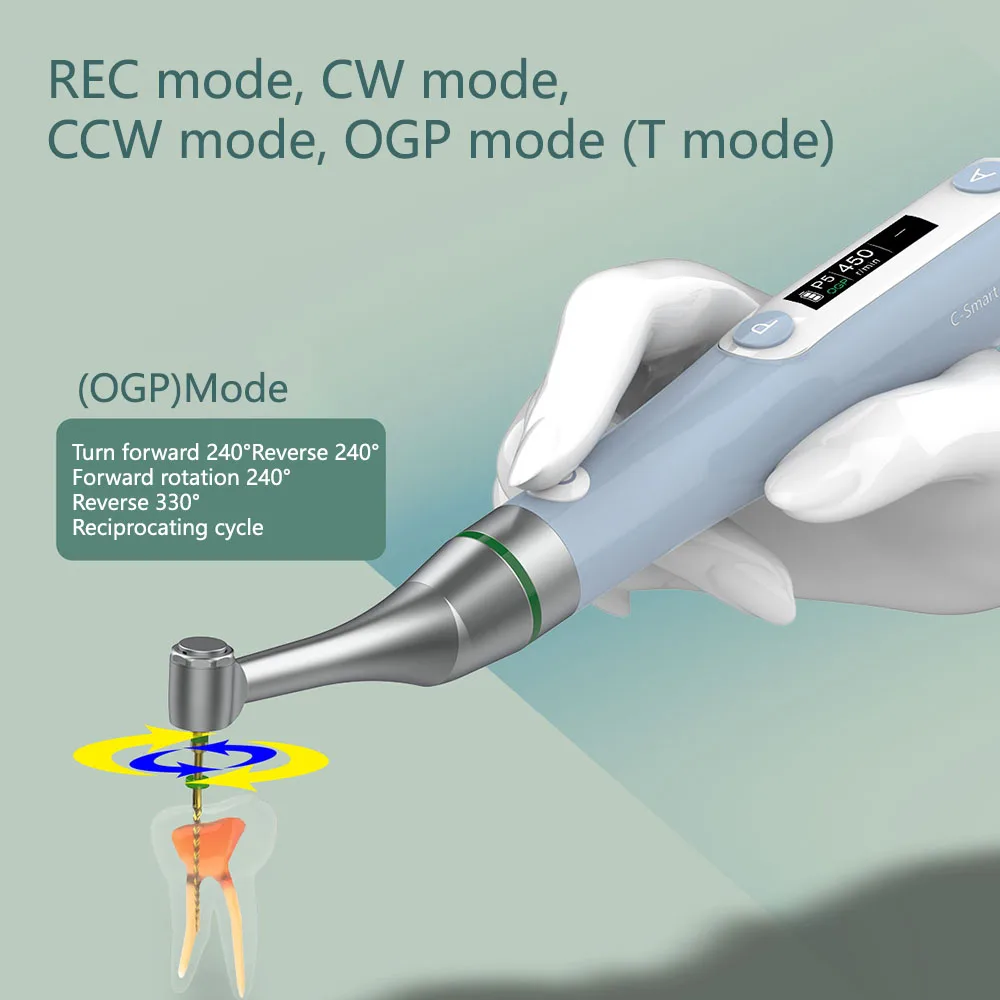 Dental Endodontic Motor COXO C-SMART NOVA Endo Motor T-Mode Mini Contra Angle for Root Canal Treatment Dentistry