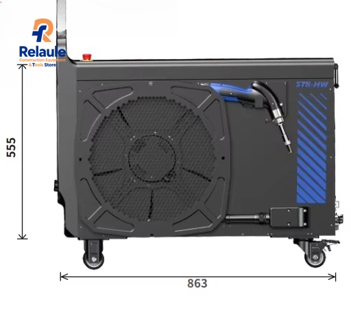 Industrial STR-HW850 3000W Fiber Lase-r Welder - 24/7 Continuous Work, Dual-Circuit Refrigeration (-30°C~60°C)
