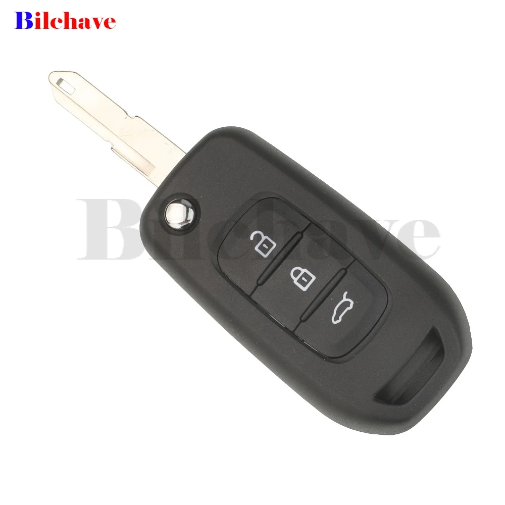 Jingyuqin Modifiziertes Gehäuse für Autoschlüssel mit Fernbedienung, 2/3 Tasten, für Renault Megan, Modus, Clio, Kangoo, Logan, Sandero, Duster, Opel Almera – Detail 5