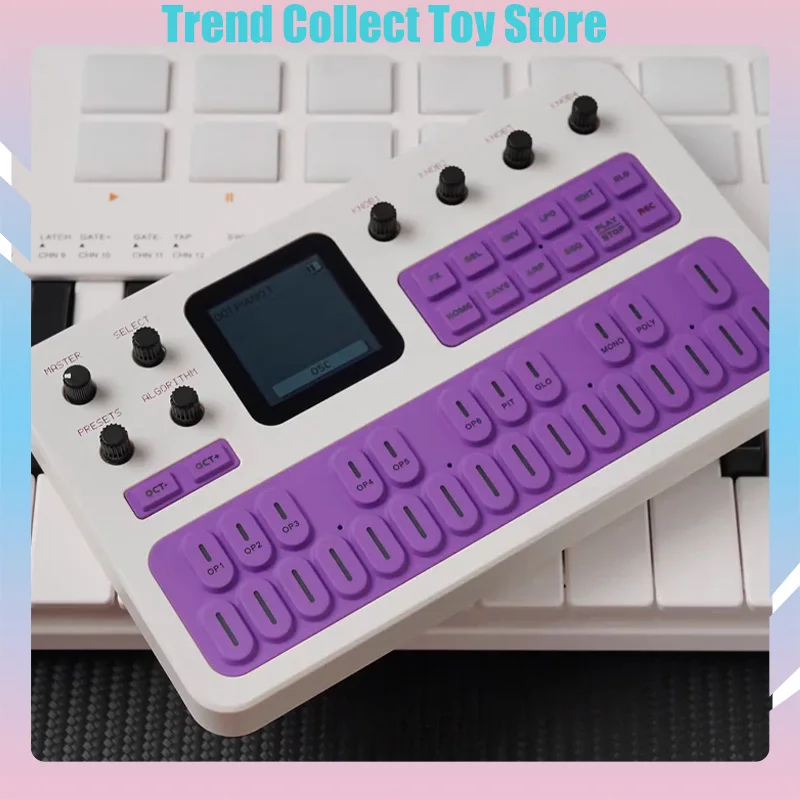 M-VAVE FM-1 Effect Pedal Portable Fm1 Bluetooth Synthesizer 12h Battery 6-Operator Speaker Midi 32-Algorithm 128 Preset Built-In
