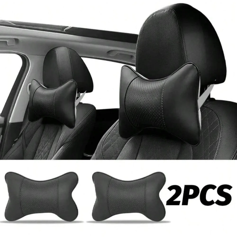 Car Seat Headrest with Breathable Mesh, Auto Safety, Head and Neck Rest, Relax Pillow, Cushion, Auto Protector