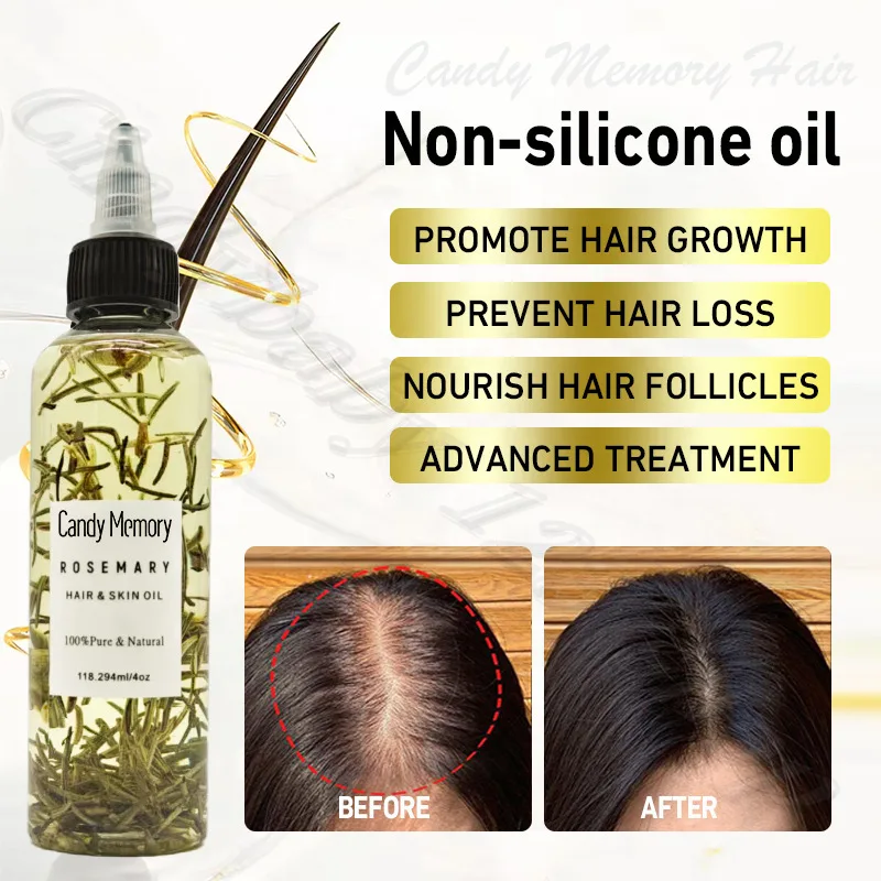 Rosemary Hair Care Essential Oil Natural Herbaceous Plant Nourishing Hair Nourishing Scalp Smooth Brightening Hair 118ml