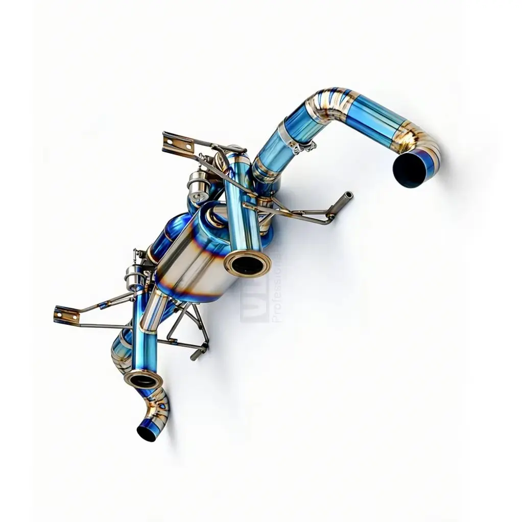 

Выхлопная система из титанового сплава для Audi R8 V10 5.2L 2016-2023, высокопроизводительная, легкая, титановая.