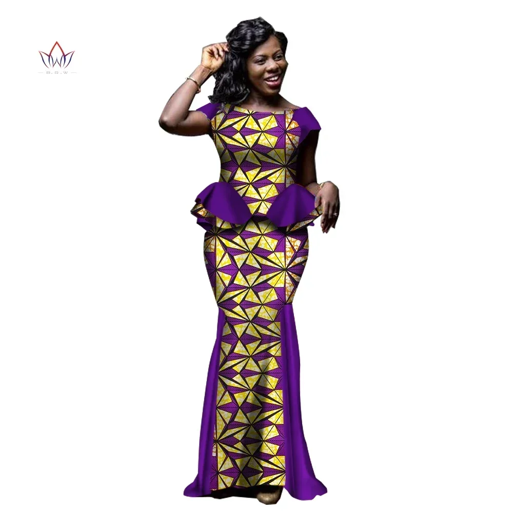 

BRW Autumn Skirt Set African Designed Traditional Print Clothing Plus Size Skirt Set Women's Clothing African Prints 7xl WY1328