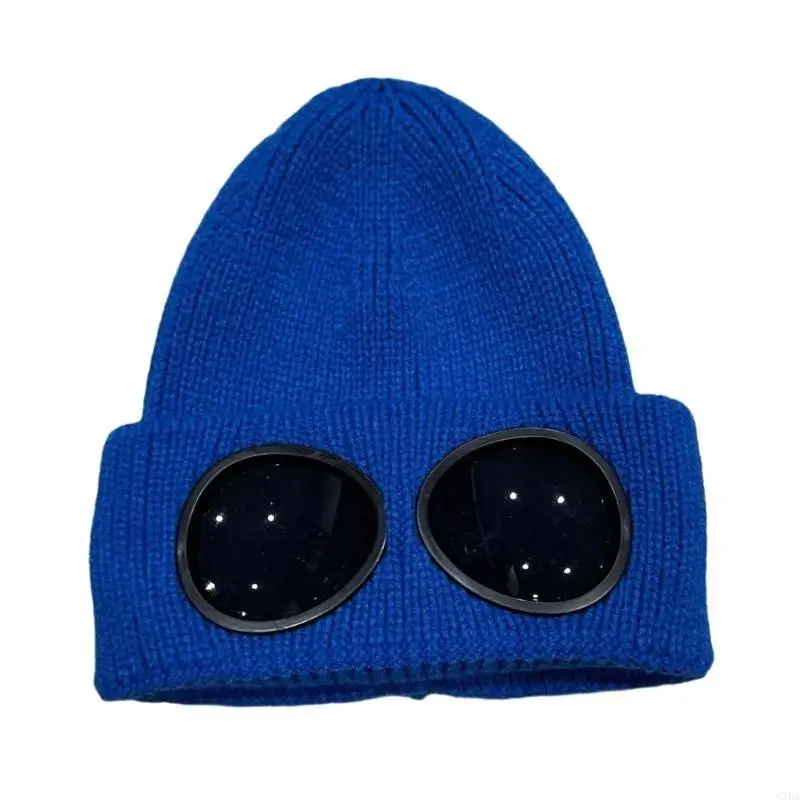 Knit Hats Weaving Knit for Women Hip Hop Hat Unique Hat Costume Props Skull Caps Highlight for Trendsetting 6XDA