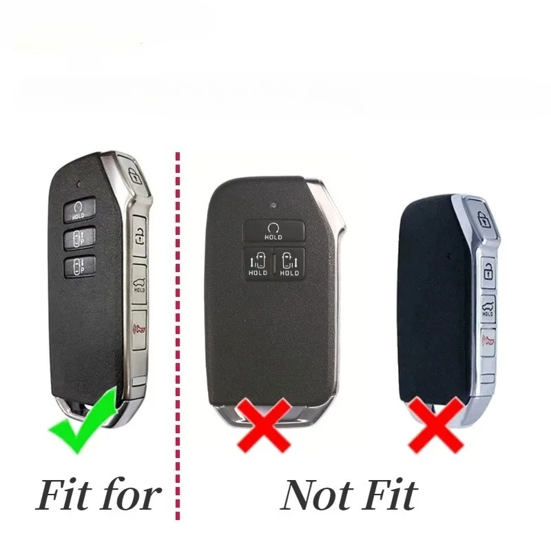 Silicone Car Key Fob Cover For Kia Sorento MQ4 EV6 K8 V6 Sportage K5 Seltos Carnival Telluride Niro with swivel clip