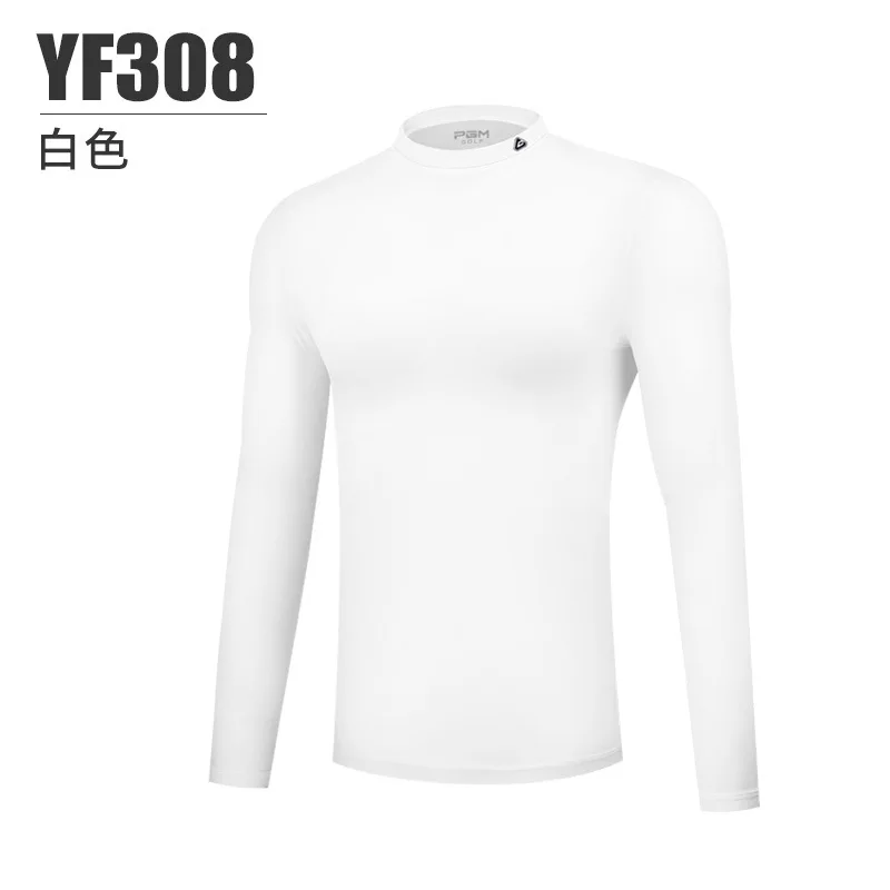 

PGM Golf Men's Cool Breathable High Elastic Sports Training Clothing YF308 Sunscreen Shirts Ice Silk Long Sleeve UV Protection