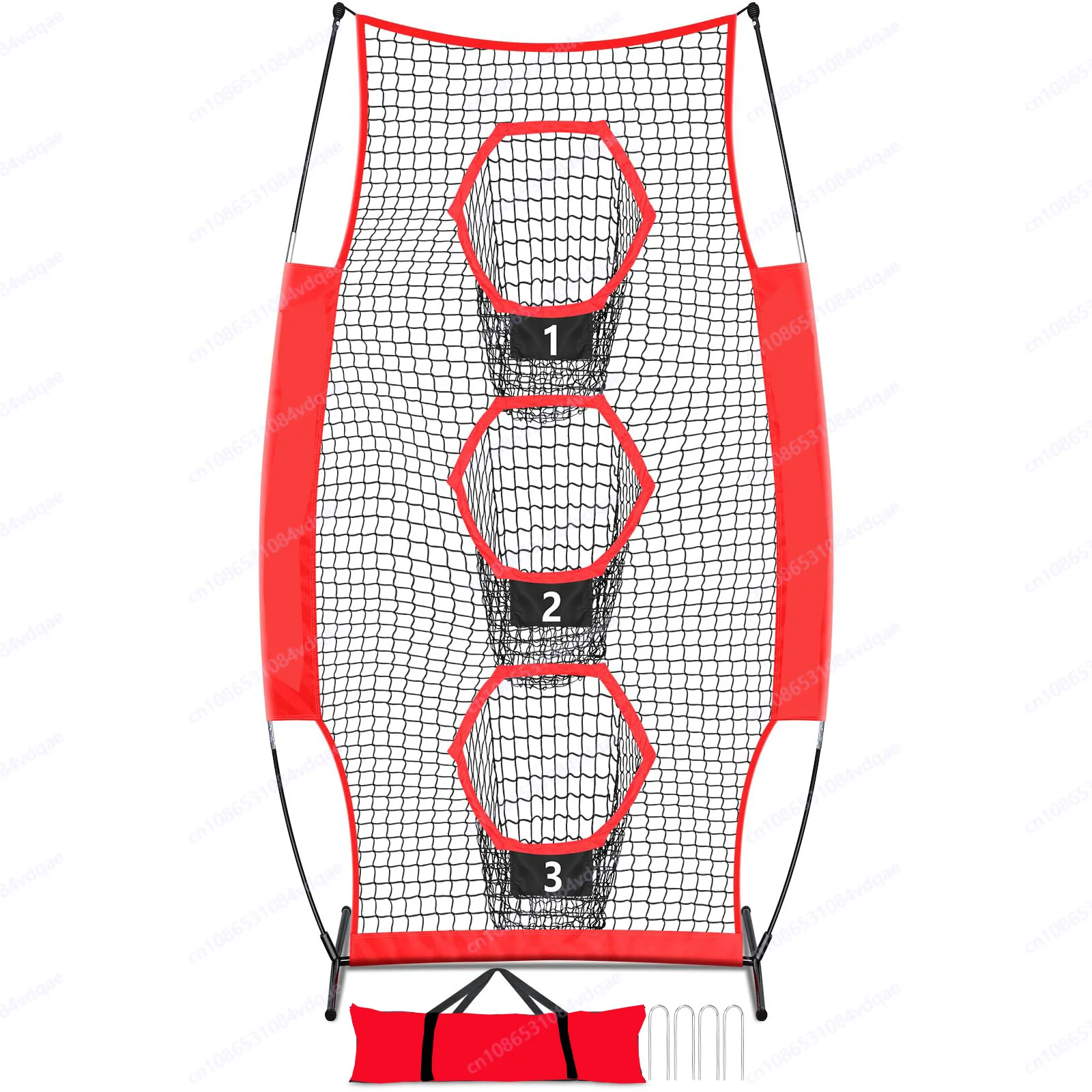 

Портативная сетка для американского футбола, бейсбольная сетка NEt Football Training, подвесная мишень, тренировочная сетка для регби с отверстиями