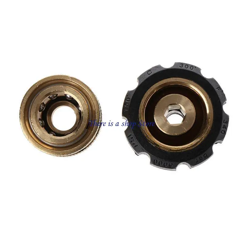 

D0AD 5000PSI Pressure Washer Adapter Set Quick Couplers M22 14
