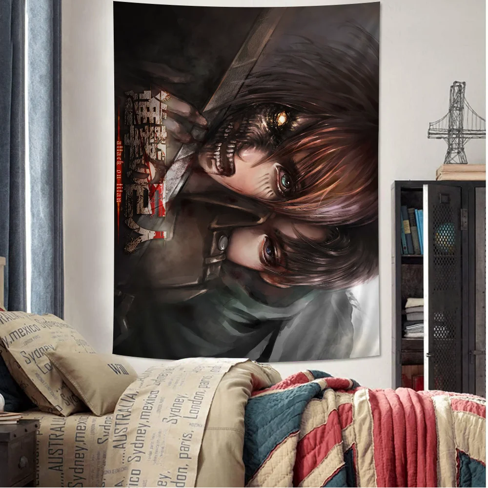 

Levi Ackerman Anime Tapestry Anime Tapestry Art Science Fiction Room Home Decor Wall Art Decor