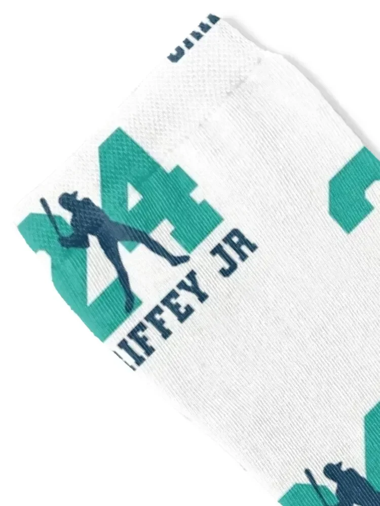 24 Ken Griffey Jr, The Kid, Seattle Redro Baseball, Ken Griffey Junior, Socks FASHION heated Socks Ladies Men's