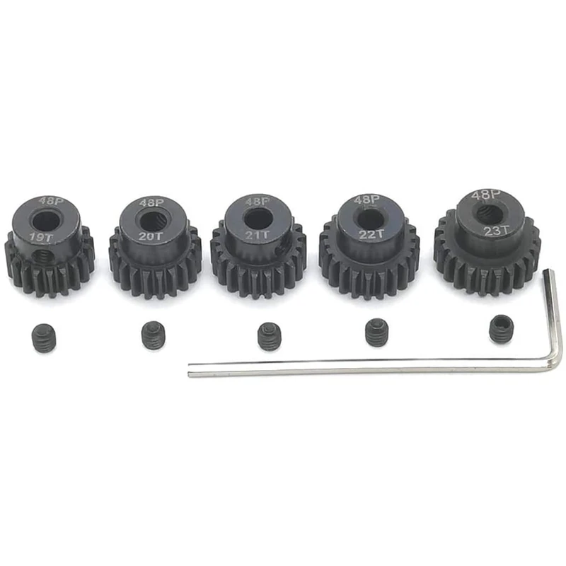 48P 19T 20T 21T 22T 23T Pinion Gear With Screw Driver For 3.175Mm Shaft 1/10 RC Brushless Brush Motor