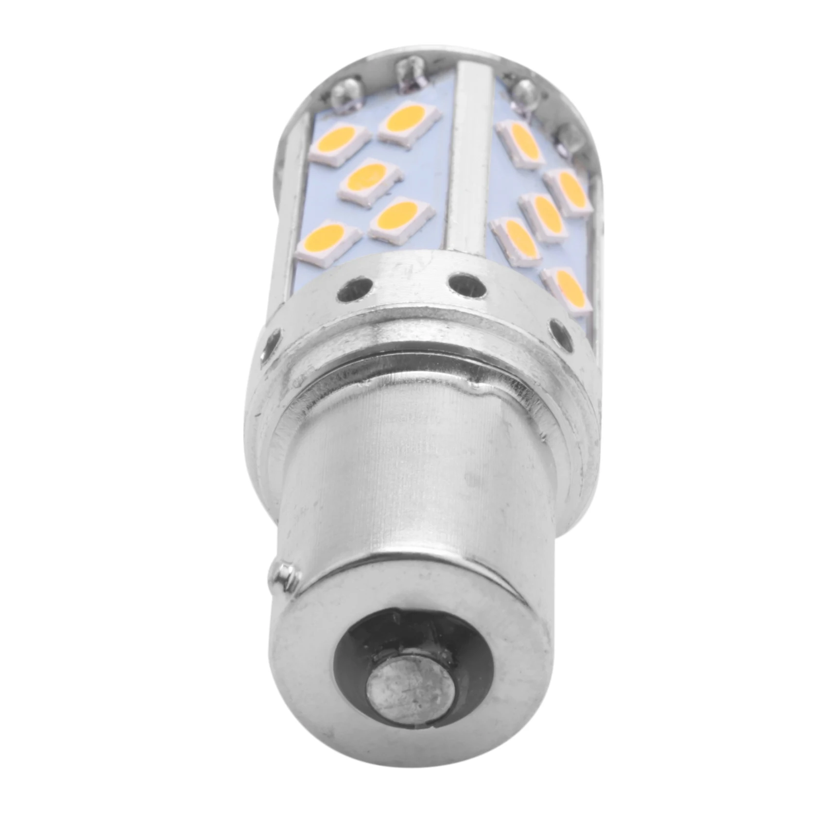 Canbus lâmpada LED para carro, luzes de sinalização, iluminação âmbar, 12V, 24V, 1156 Ba15S, P21W, 3030, 35SMD