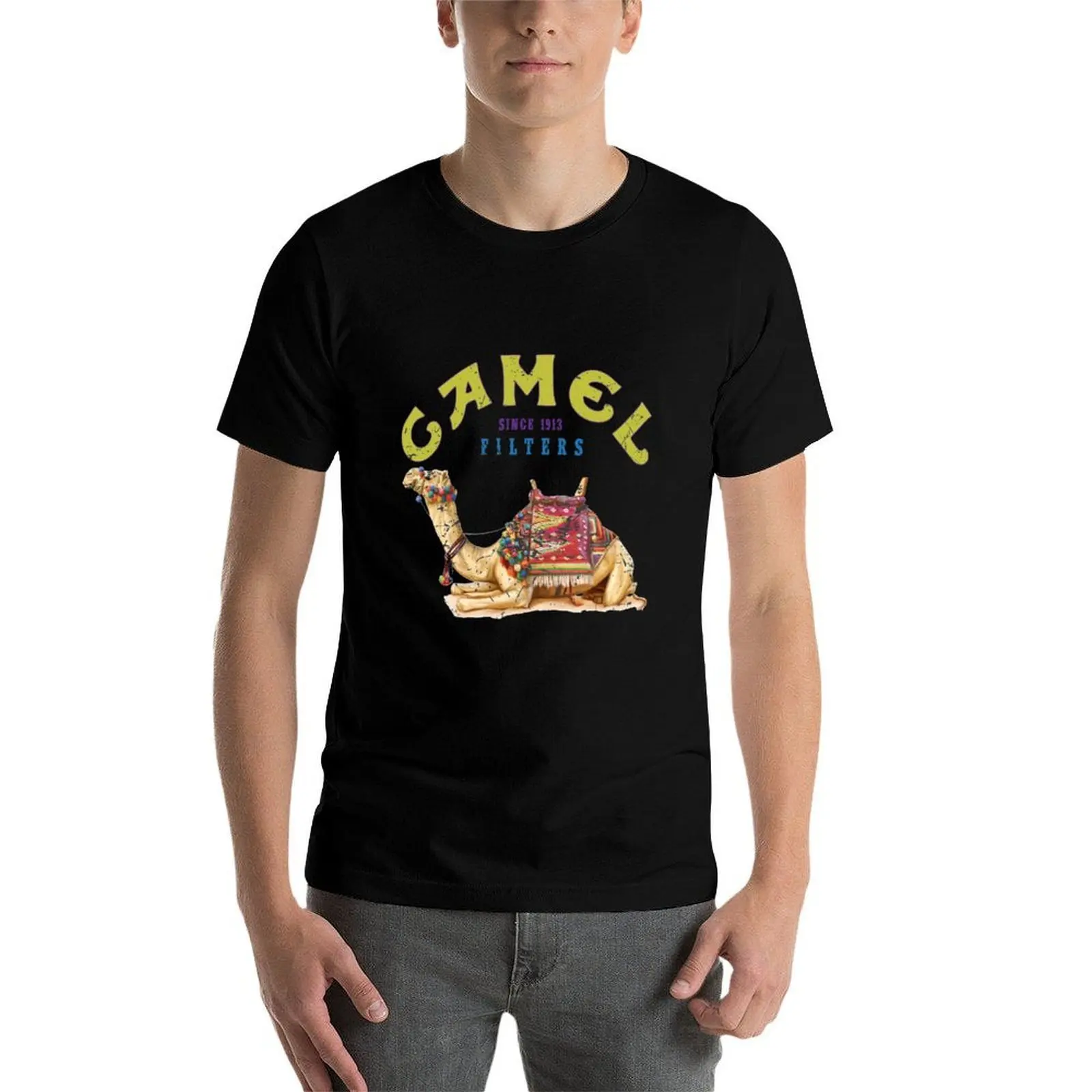 

Dromedary Camel Crush Cigarette Joe Camel Design T-Shirt t shirt man plain man t shirts graphic T-Shirt