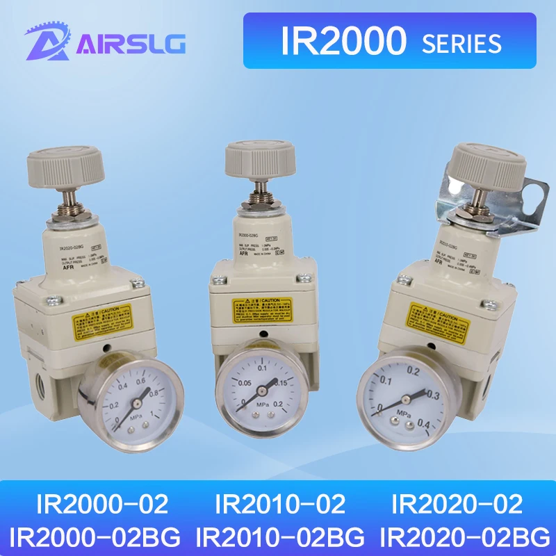 

SMC TYPE IR2000 IR2010 IR2020 -02 IR2000-02BG IR2010 -02BG Precise Reducing Valve Air Pressure Regulator Precision Regulator