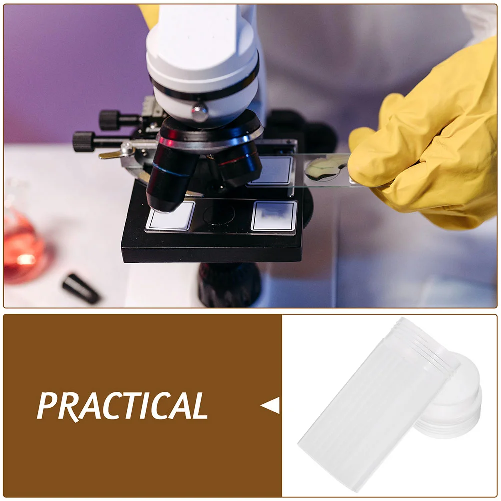 현미경 슬라이드 거치대 실험실 염색 용기, 항아리 플라스틱, 높은 투명도 슬라이드 랙, 2 개