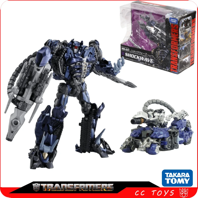 

In stock Takara Tomy Transformers Toy Movie The Best Series MB-04 Shockwave Action Figure Robot Collectible Children's Toy