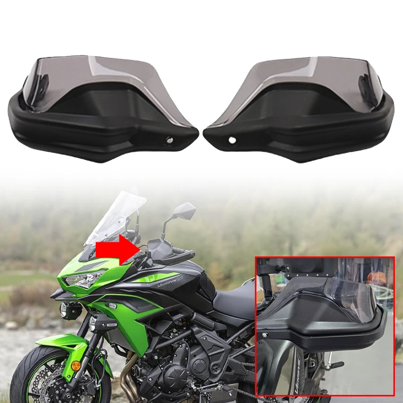 

For Kawasaki Versys 650 2022-2025 Handguard Prevent Wind Protective Motorcycle Handguard Shield Hand Guard Protector Windshield