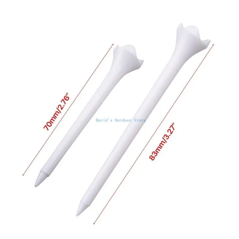 X3UA 30Pcs/set Golf Tees for Golf Driver Training, Golf Tees Claws Type Low Resistance More Distance Consistent Height Tees