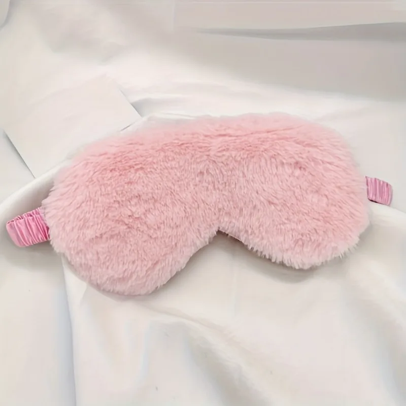 1pc Super Soft, Skin Friendly Plush Eye Mask for Sleep and Fatigue Relief - No Electricity, Relaxation and Better Sleep Blackout