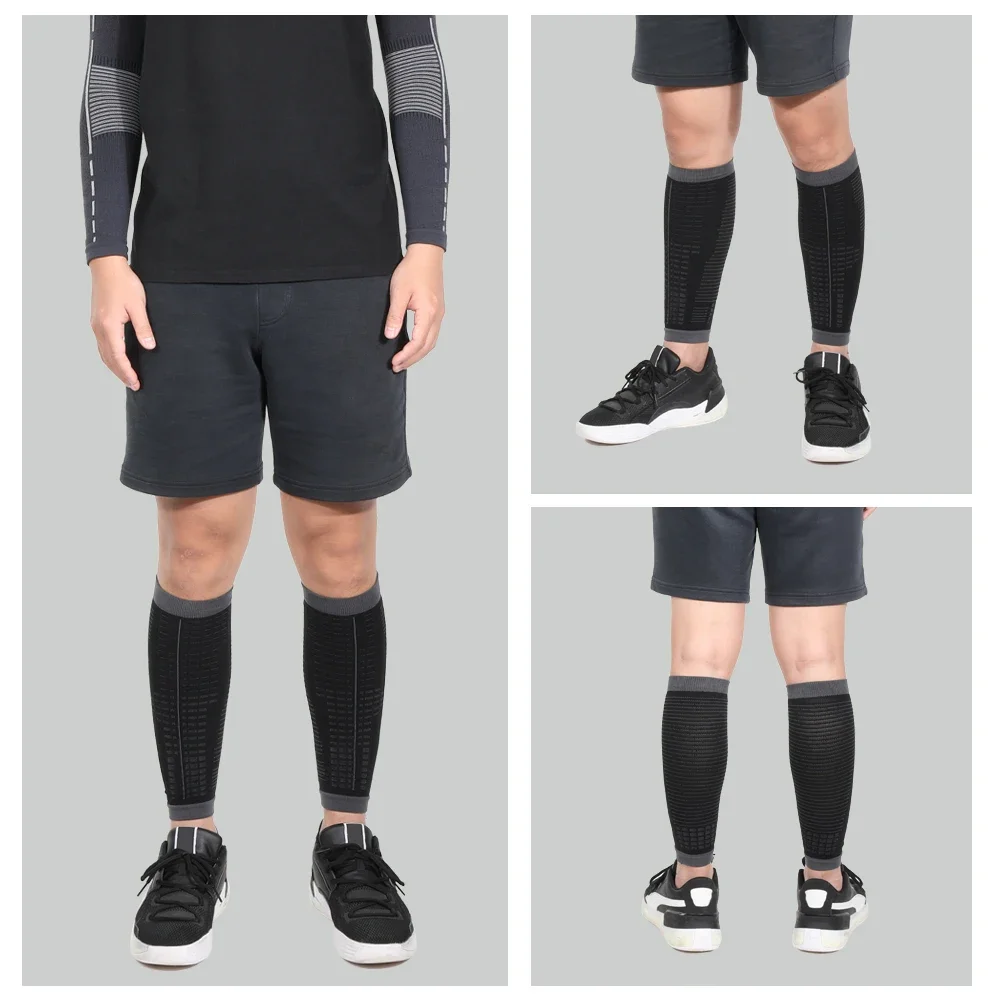 Compression Calf Sleeves Basketball Volleyball Men Shin Socks Elastic Running Football Outdoor Sport Support Cycling Leg Warmers