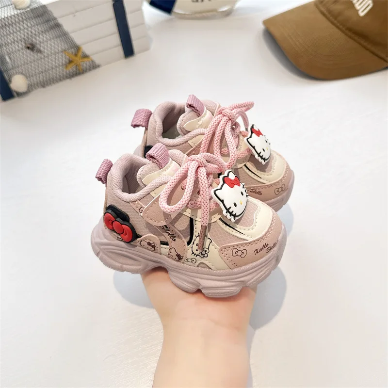

Kids'Casual Shoes Sneakers Cartoon PU Leather Spring Shoes For Baby Anti-slip Thick Bottom Pink Blue Shoes Size 17-26