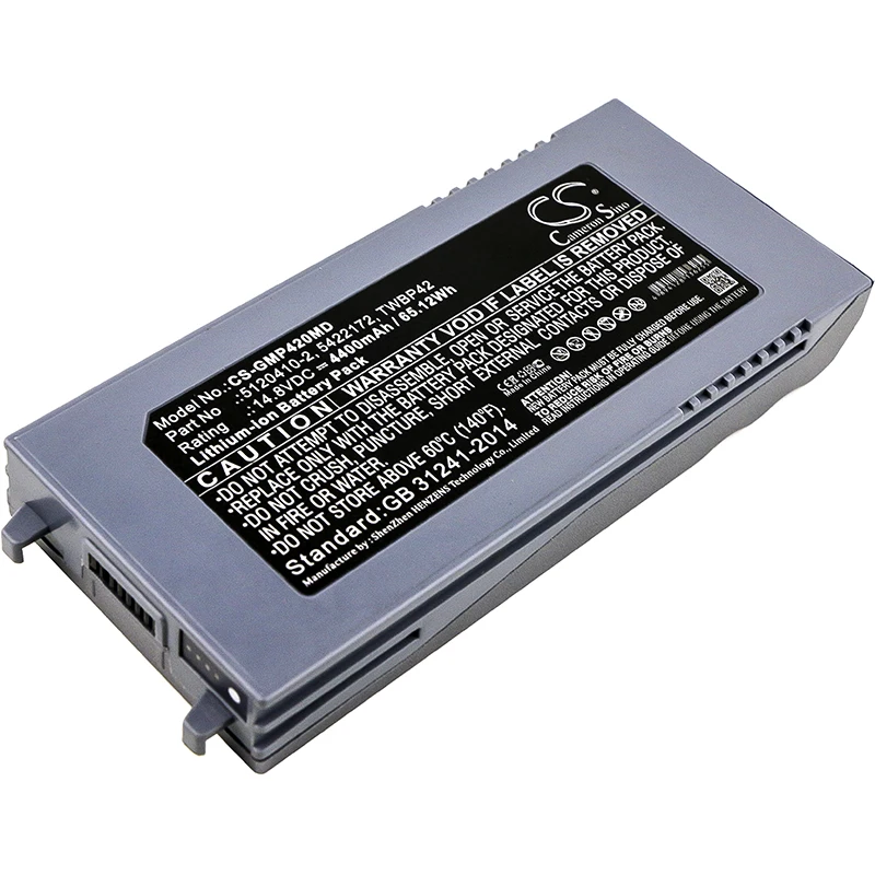

Li-ion Medical Battery for GE, 14.8V, 4400mAh, Compatible Models: Echographe Logic-E, Echographe Logiq I, Echographe Vivid E
