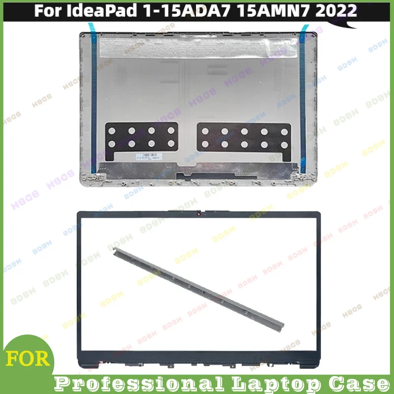 #BDBH New Notebook Housing For IdeaPad 1-15ADA7 15AMN7 2022 Laptop LCD Cover Front Panel Axle Cover Hinge