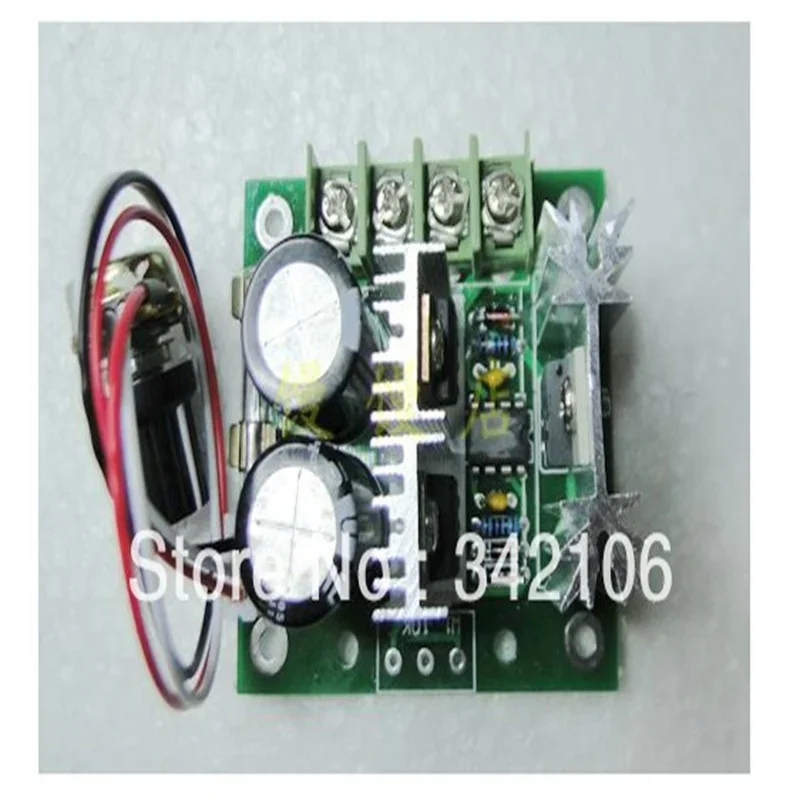 Ccmcw PWM DC motor speed controller, external speed control knob, 12V, 40V, 10A, with FUSE module sensor