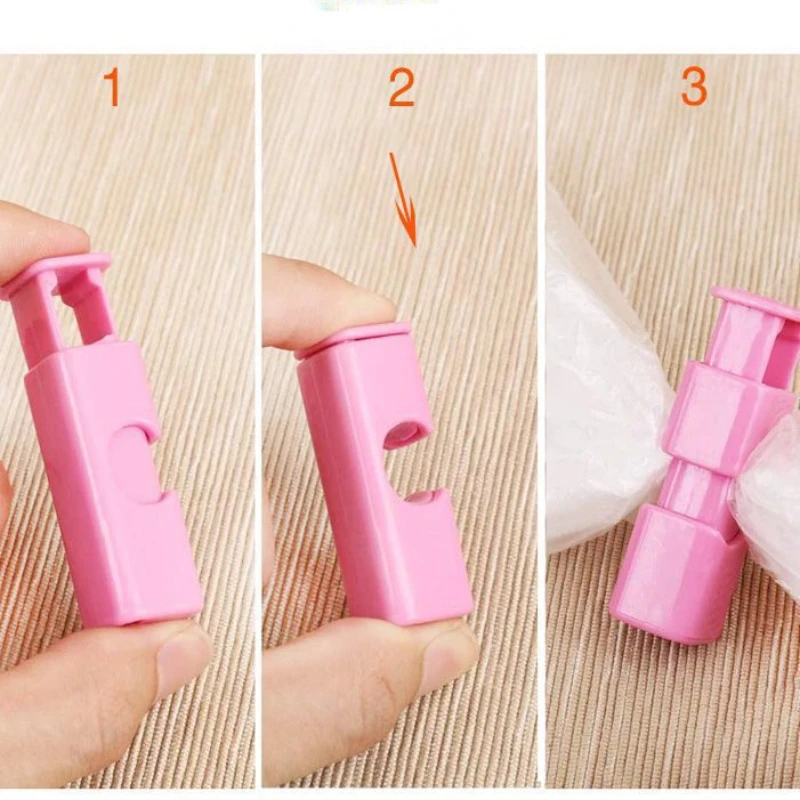 2/4/6/10PCS Sealing Clip Food Preservation Bag Clip Snack Fresh Food Storage Sealer Clamp Seal Bag Clips Kitchen Storage Tools