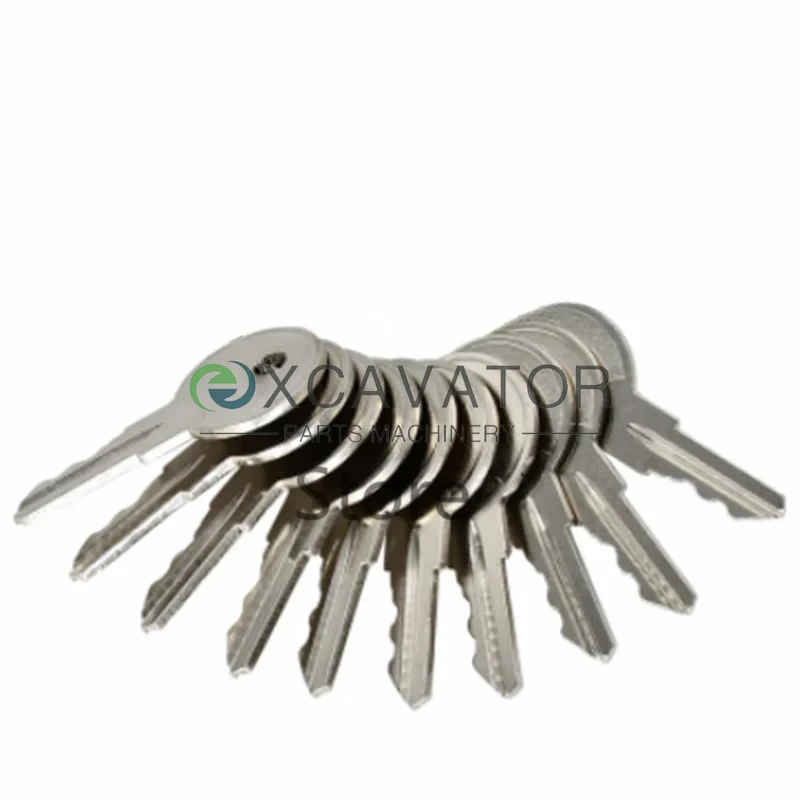 

10X Universal Keys CH751 with Key Chain Compatible With Multiple Locks RV Campers Doors T-Handles Pickup Shells Tool Boxes