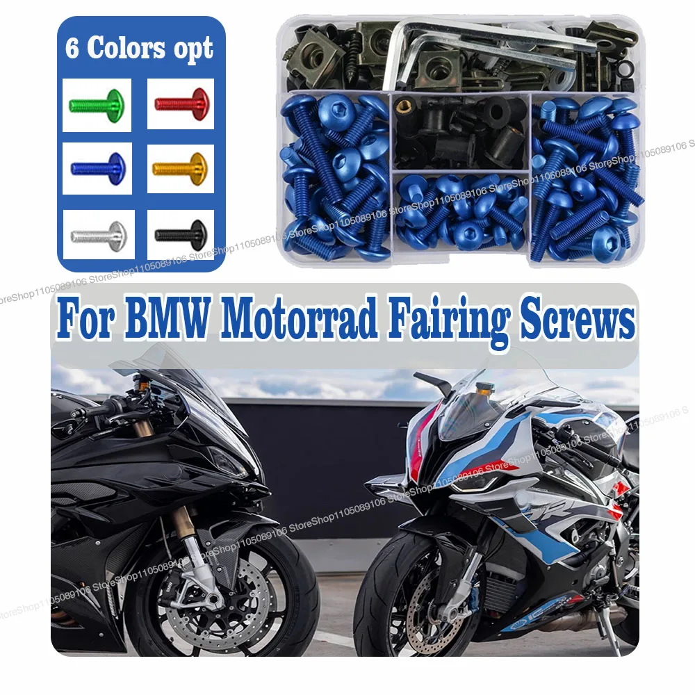 

For BMW Motorrad S1000RR M1000RR R1250RT K1600 Grand America/B/GTL R1250GS F850GS F750GS Motorcycle Fairing Screws Set Bolts Kit