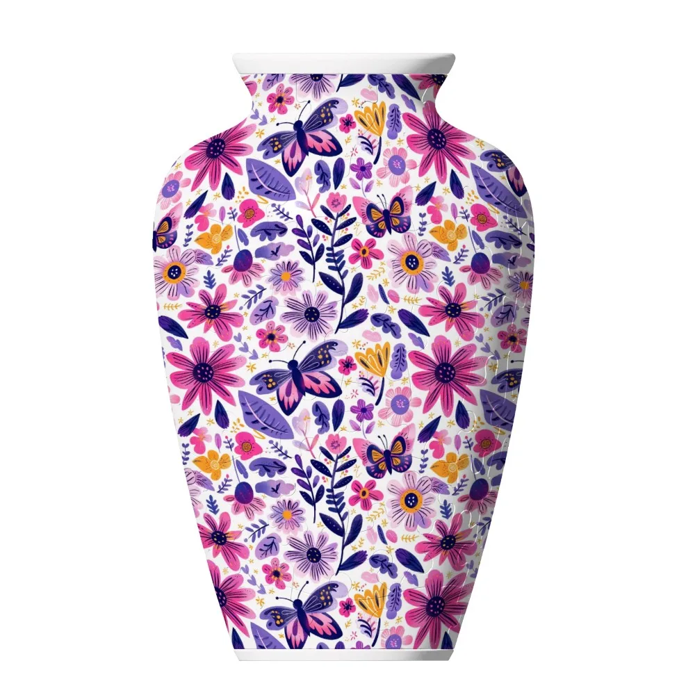 

Creative 3D Puzzle Vase Waterproof Artistic Flower Vase Jigsaw Building Block Arrange Flowers Flower Arrangement Vase
