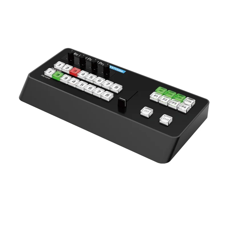 8-Channel Video Switching Console Type-C Input/Output MIDI Protocol for VMix Reliable Control Surface for Broadcast view 3