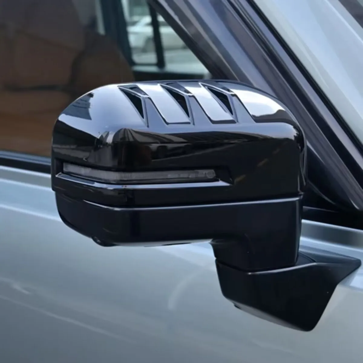 For Haval Dargo 2020 2021 2022 2023 ABS Carbon Black Rearview Mirror Cover Rear View Rain Eyebrow Frame Trims Car Accessories