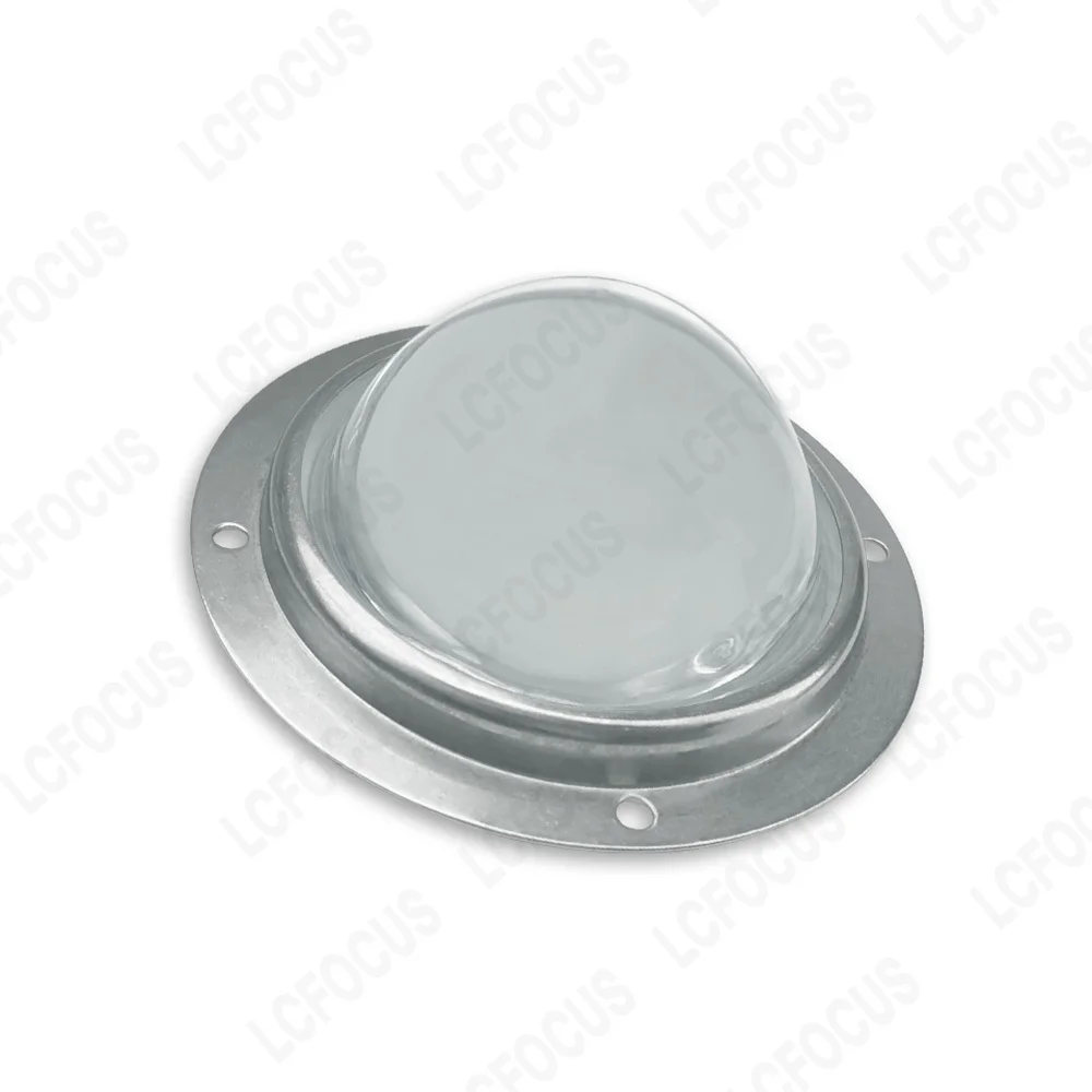 Imagem -05 - Lente de Vidro Óptico de Led de 30 45 60 90 120 Graus 78 mm Mais Refletor Colimador Mais Suporte Fixo Adequado para Chip Led Cob de 20w 30w 50w 100w