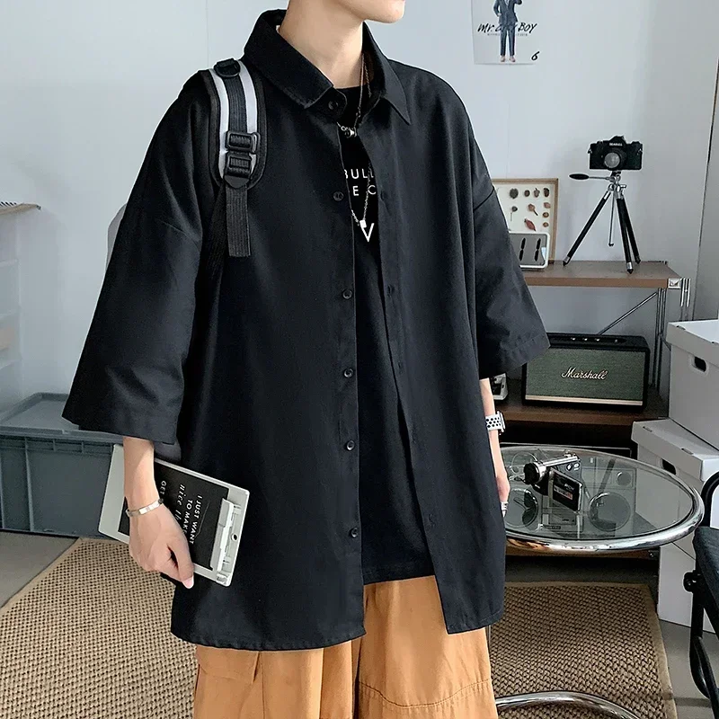 open lace back dress Sherry Oversized Dress Shirt main image 1