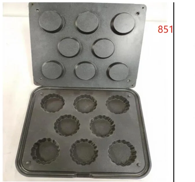 model 851-826 Non-stick Commercial Egg Tart Molds Diversified egg tart iron