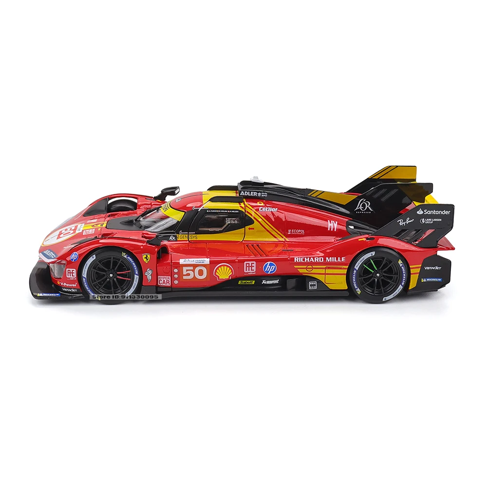 Bburago 1:24 Ferrari 499P The champion model of the 2024 Le Mans