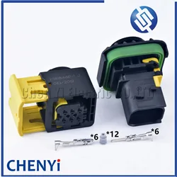 6 Pin female or male 1-1418469-1 Nitrogen Oxygen Sensor Controller auto wire waterproof connector 1-1703820-1