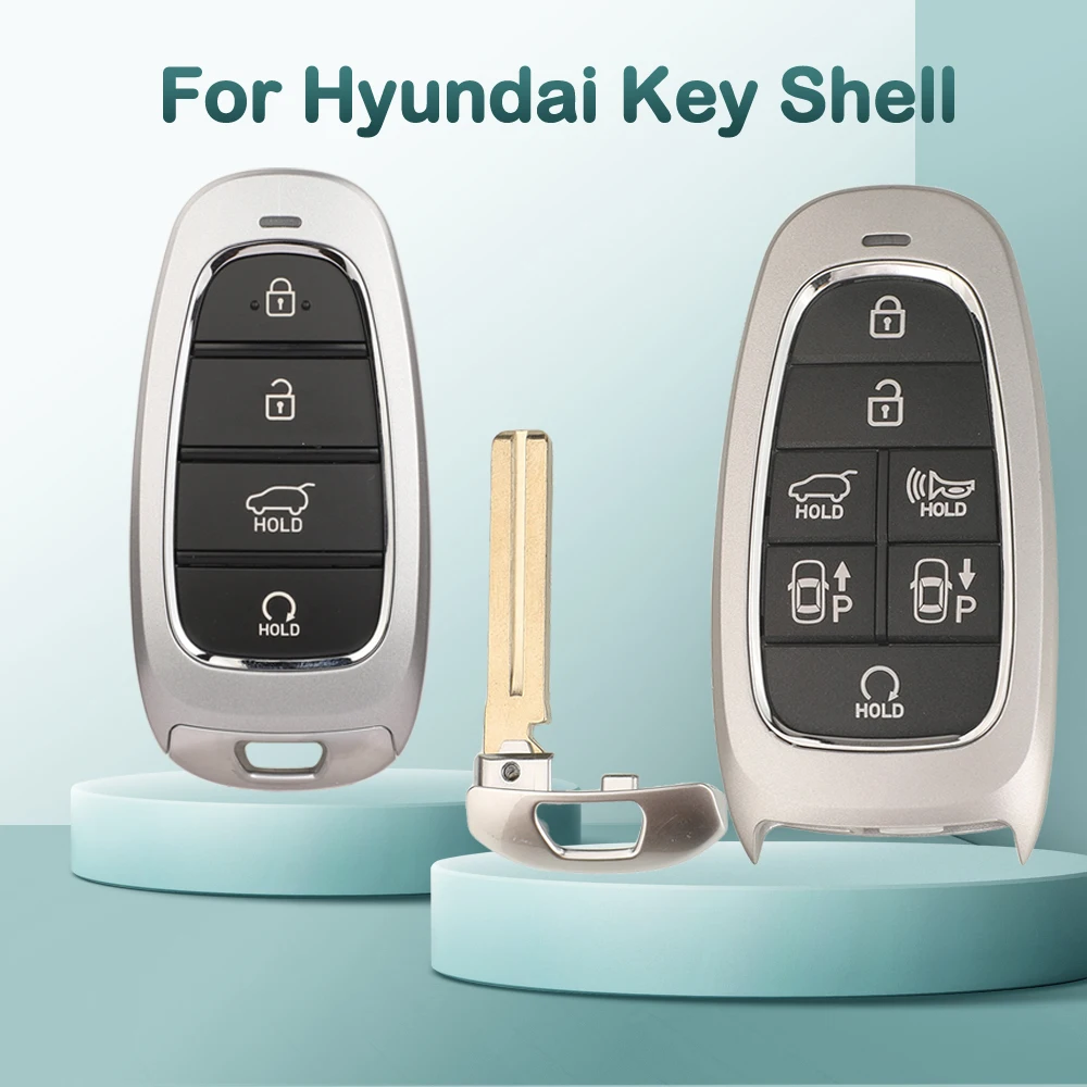 

Jingyuqin дистанционный автомобильный ключ для Hyundai Tucson Solaris Sonata Hybrid NEXO NX4 ix35 i40 i30 Santa Fe Tucson Замена