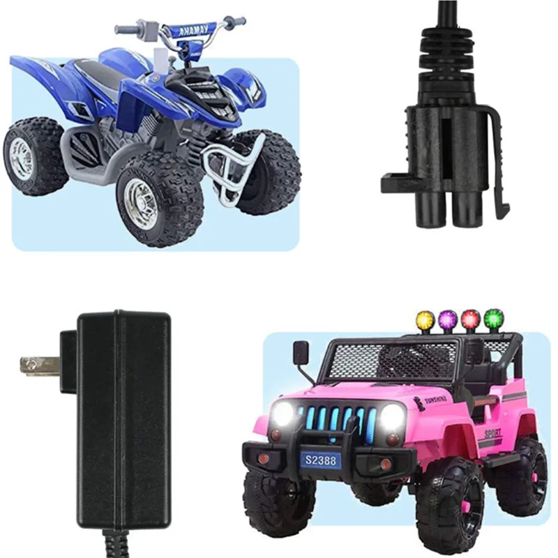 12 Volt Kids Ride On Car Battery Charger，for Yamaha Raptor 700R Charger Power Supply Adapter Children Electric Wheels Car Toy