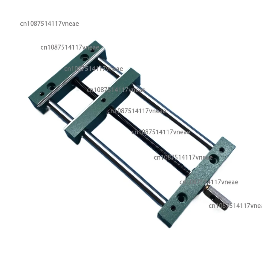 Slide Rail Flat Vise & Table Clamp -Engraving, Milling, Drilling Fixed Clamping Fixture Tool Jaw Width 12cm,Clamping Stroke 17cm
