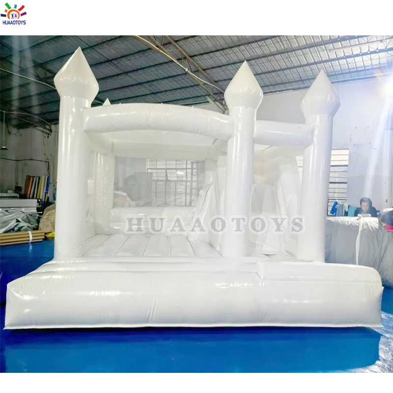 Commerical PVC 13x13x11ft Inflatable Red Bounce Houses With Slide Kids Party Pink Bouncy Castle Air Bouncer Combo