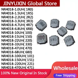 100Pcs shielded inductor NR4018 1.0UH 1.5UH 2.2UH 3.3UH 4.7UH 6.8UH 10UH 15UH 22UH 33UH 47UH 68UH 100UH 150UH 220UH 470UH Stock
