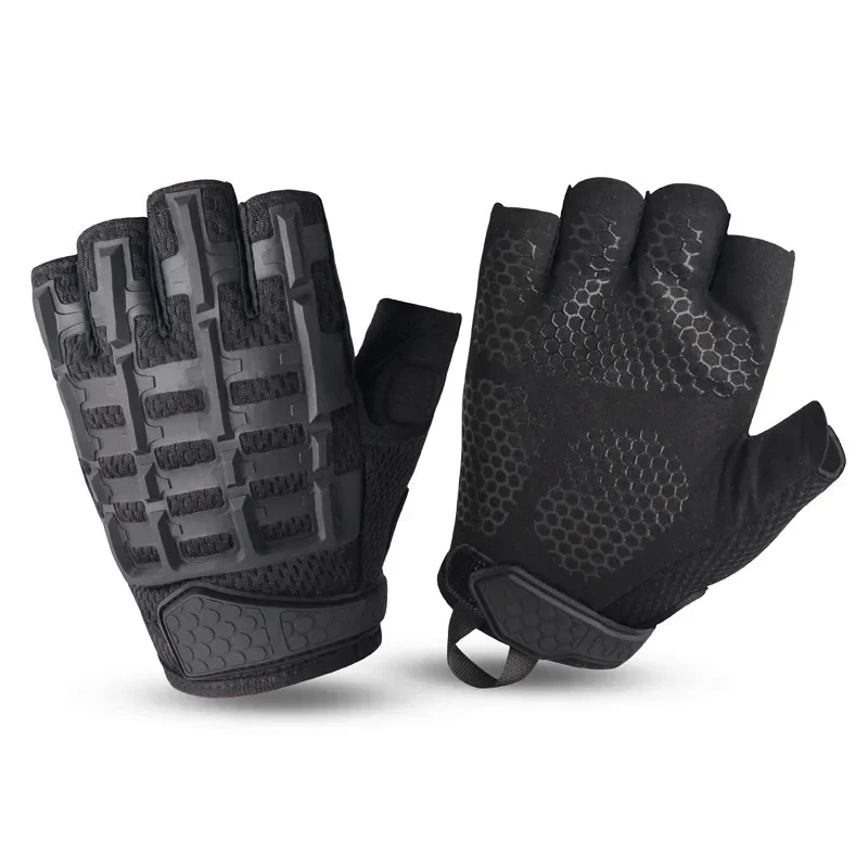 

Combat Fingerless Gloves, Half Finger Gloves for Men, Hunting, Shooting, Airsoft, Paintball